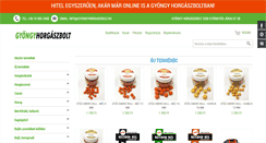 Desktop Screenshot of gyongyhorgaszbolt.hu